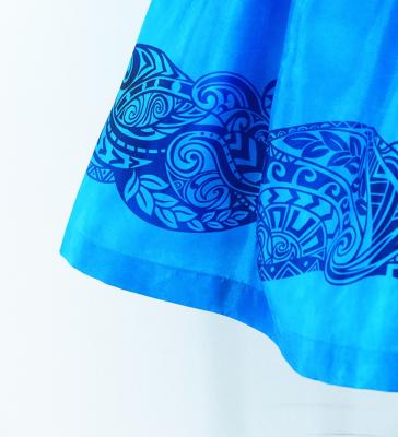 Hula Kids Shantung Pa'u Skirt with Kahiko Print / Luxury Collection / Jp99bl