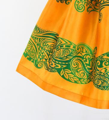 Hula Kids Shantung Pa'u Skirt with Kahiko Print / Luxury Collection / Jp99ye