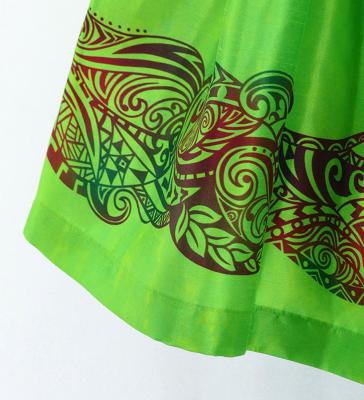 Hula Kids Shantung Pa'u Skirt with Kahiko Print / Luxury Collection / Jp99yegr