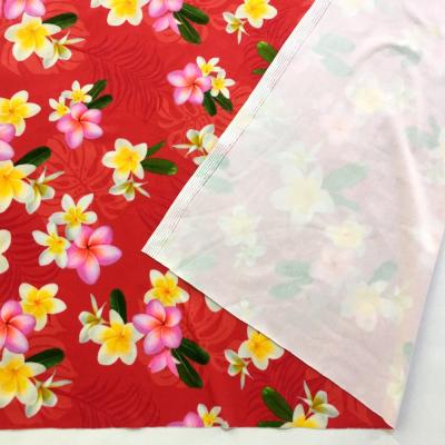 Hula Fabric / Plumeria / JKH-518-RD