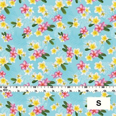 Hula Fabric / Plumeria / JKH-518-LBL