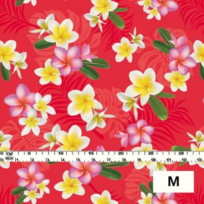 Hula Fabric / Plumeria / JKH-518-RD