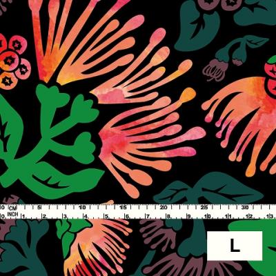 Hula Fabric / Lehua / JKH-522-BK