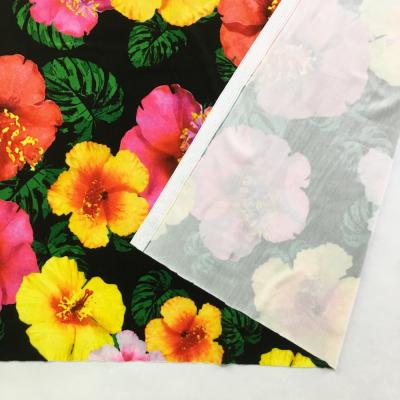 Hula Fabric / Hibiscus / JKH-524-BK