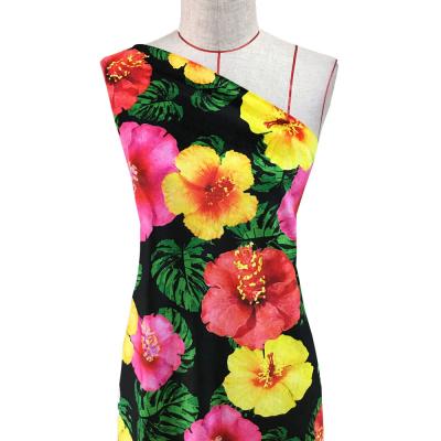 Hula Fabric / Hibiscus / JKH-524-BK