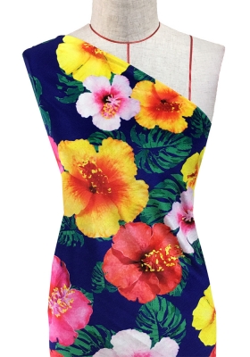 Hula Fabric / Hibiscus / JKH-524-NV