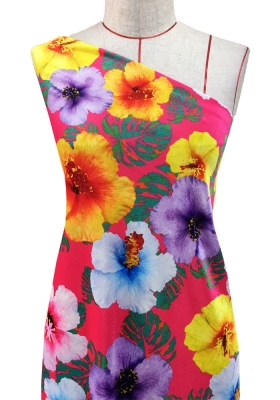 Hula Fabric / Hibiscus / JKH-524-PI