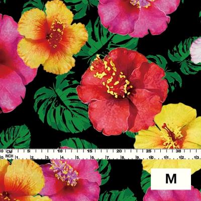 Hula Fabric / Hibiscus / JKH-524-BK