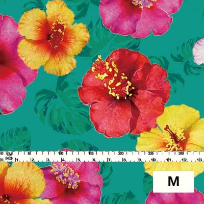 Hula Fabric / Hibiscus / JKH-524-GR