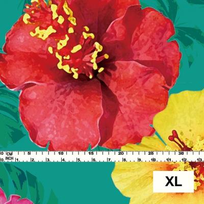 Hula Fabric / Hibiscus / JKH-524-GR