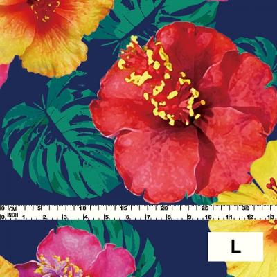 Hula Fabric / Hibiscus / JKH-524-NV