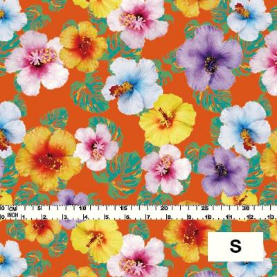 Hula Fabric / Hibiscus / JKH-524-OR