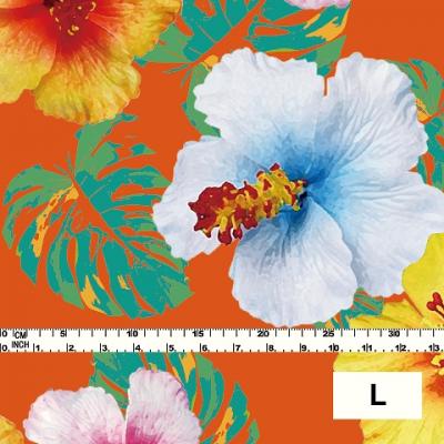 Hula Fabric / Hibiscus / JKH-524-OR
