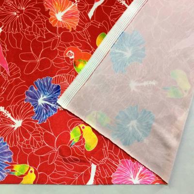 Hula Fabric / Tropical Birds / JKH-526-RD
