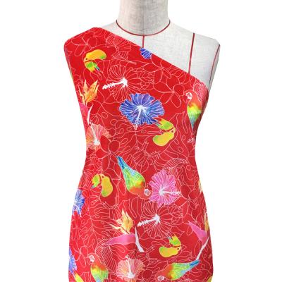 Hula Fabric / Tropical Birds / JKH-526-RD