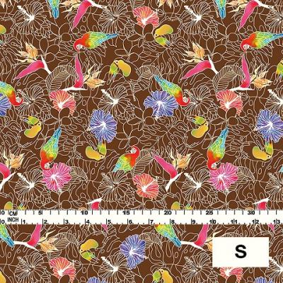 Hula Fabric / Tropical Birds / JKH-526-BR