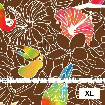 Hula Fabric / Tropical Birds / JKH-526-BR