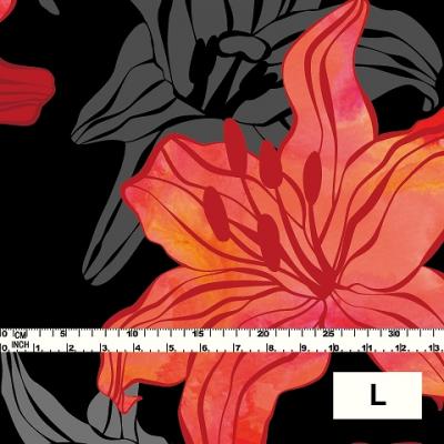 Hula Fabric / Lily / JKH-528-BK
