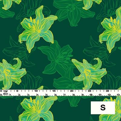 Hula Fabric / Lily / JKH-528-GR