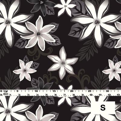 Hula Fabric / Tiare / JKH-530-BK