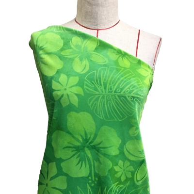 Hula Fabric / Hawaiian Flower / JKH-534-GR