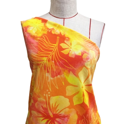 Hula Fabric / Hawaiian Flower / JKH-534-OR