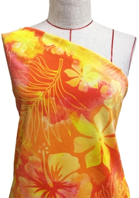 Hula Fabric / Hawaiian Flower / JKH-534-OR