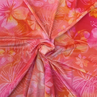 Hula Fabric / Hawaiian Flower / JKH-534-PI