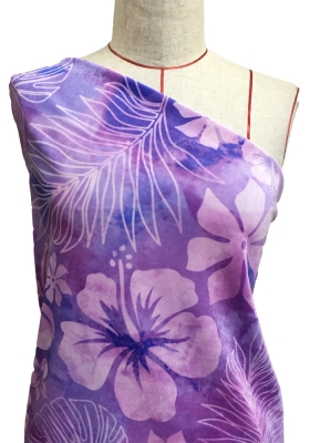 Hula Fabric / Hawaiian Flower / JKH-534-PU