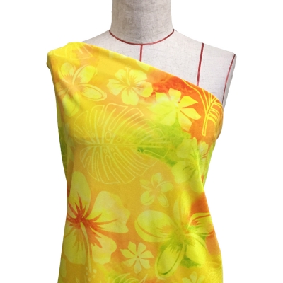 Hula Fabric / Hawaiian Flower / JKH-534-YE