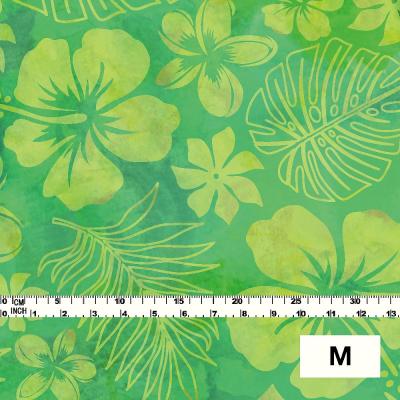Hula Fabric / Hawaiian Flower / JKH-534-GR