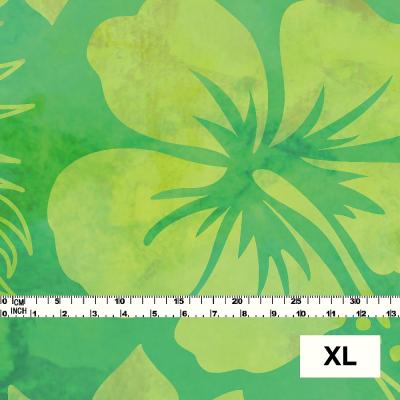 Hula Fabric / Hawaiian Flower / JKH-534-GR