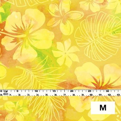 Hula Fabric / Hawaiian Flower / JKH-534-YE