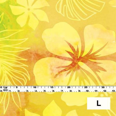 Hula Fabric / Hawaiian Flower / JKH-534-YE