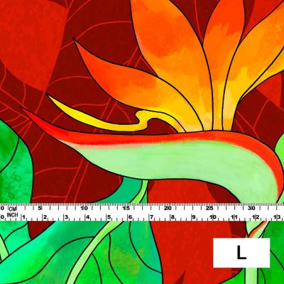 Hula Fabric / Strelitzia / JKH-550-RD