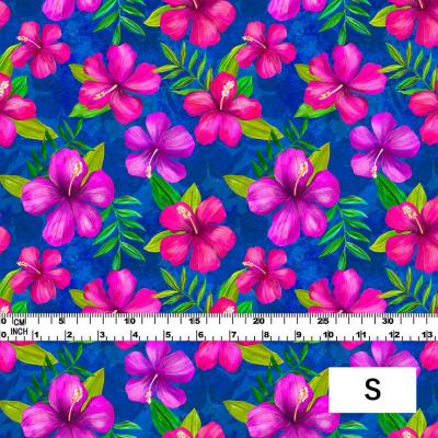 Hula Fabric / Hibiscus / JKH-554-BL