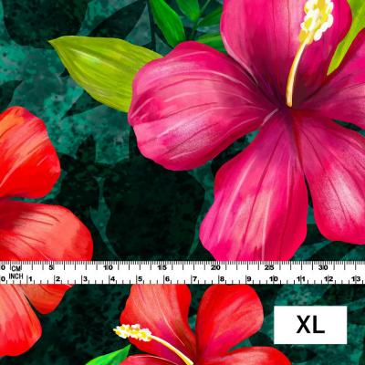 Hula Fabric / Hibiscus / JKH-554-GR