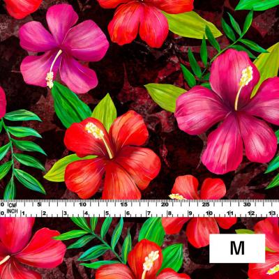 Hula Fabric / Hibiscus / JKH-554-RD