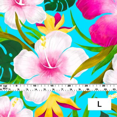 Hula Fabric / Hibiscus / JKH-556-LBL