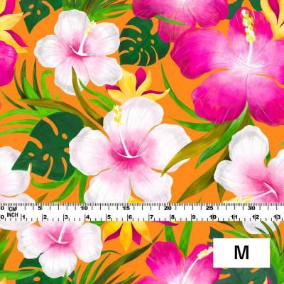 Hula Fabric / Hibiscus / JKH-556-OR