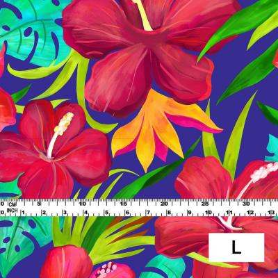 Hula Fabric / Hibiscus / JKH-556-PU