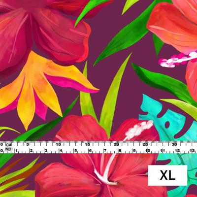 Hula Fabric / Hibiscus / JKH-556-RDPU