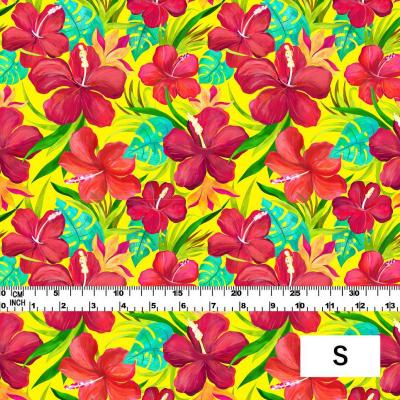 Hula Fabric / Hibiscus / JKH-556-YE