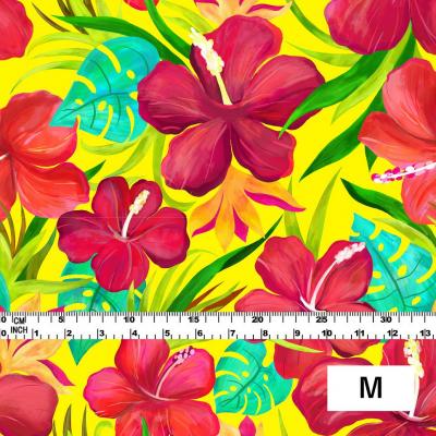 Hula Fabric / Hibiscus / JKH-556-YE