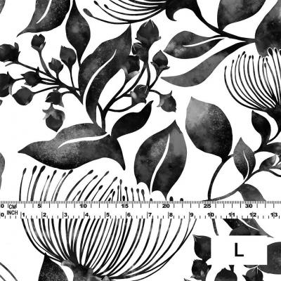 Hula Fabric / Lehua / JKH-558-BK