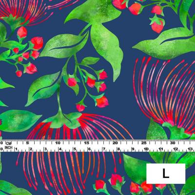 Hula Fabric / Lehua / JKH-558-BL