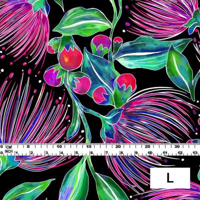 Hula Fabric / Lehua / JKH-560-BK