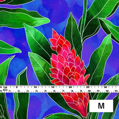 Hula Fabric / Red Ginger / JKH-562-BL