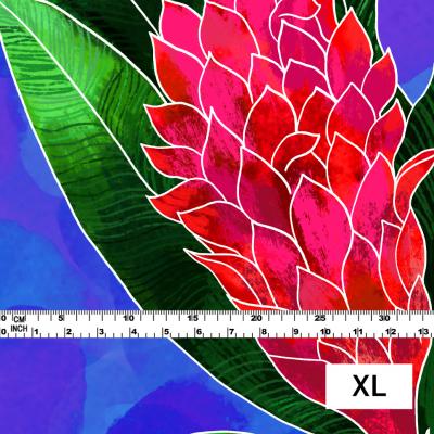Hula Fabric / Red Ginger / JKH-562-BL