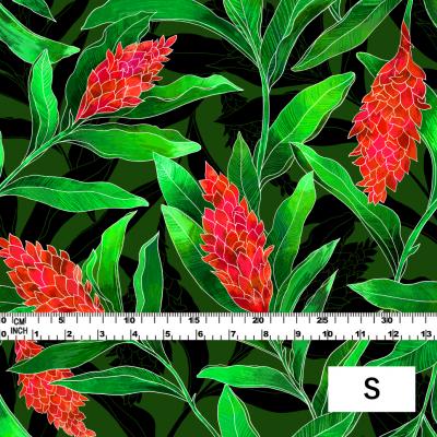 Hula Fabric / Red Ginger / JKH-562-GR